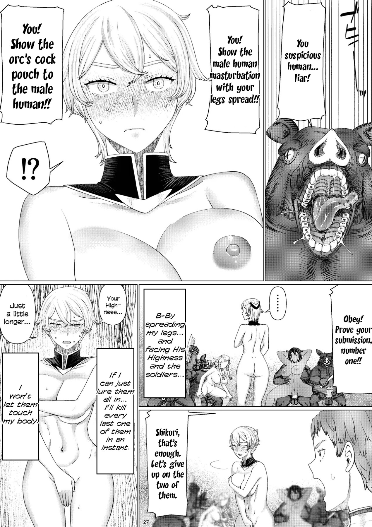 Hentai Manga Comic-Female Knight Interspecies NTR: Sikri and Ricard Volume 1-Read-29